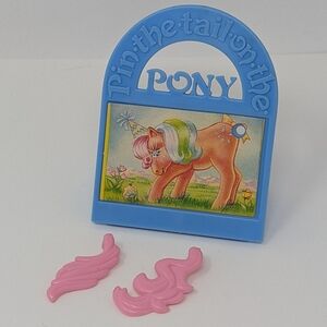 My Little Pony G1 Pin The Tail Game From Birthday Party Pack Vintage